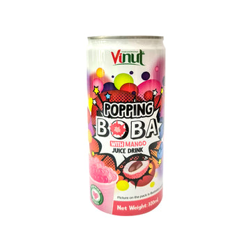 Mango Popping Boba Juice 320ml (Pack of 6)