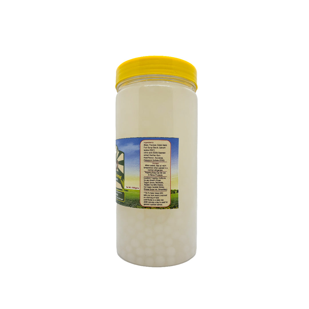 Coconut Popping Boba for Bubble Tea, Mocktails, Ice Tea's