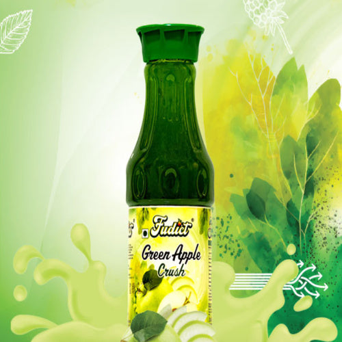 Fudict Foods Green Apple Syrup (750ml) for Milkshakes, Iced Tea's