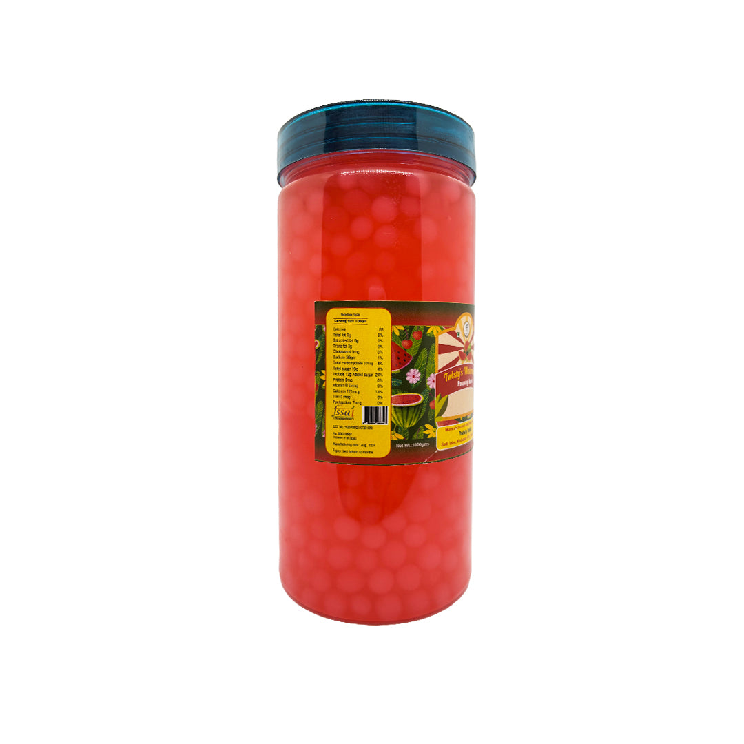Watermelon Popping Boba for Bubble Tea