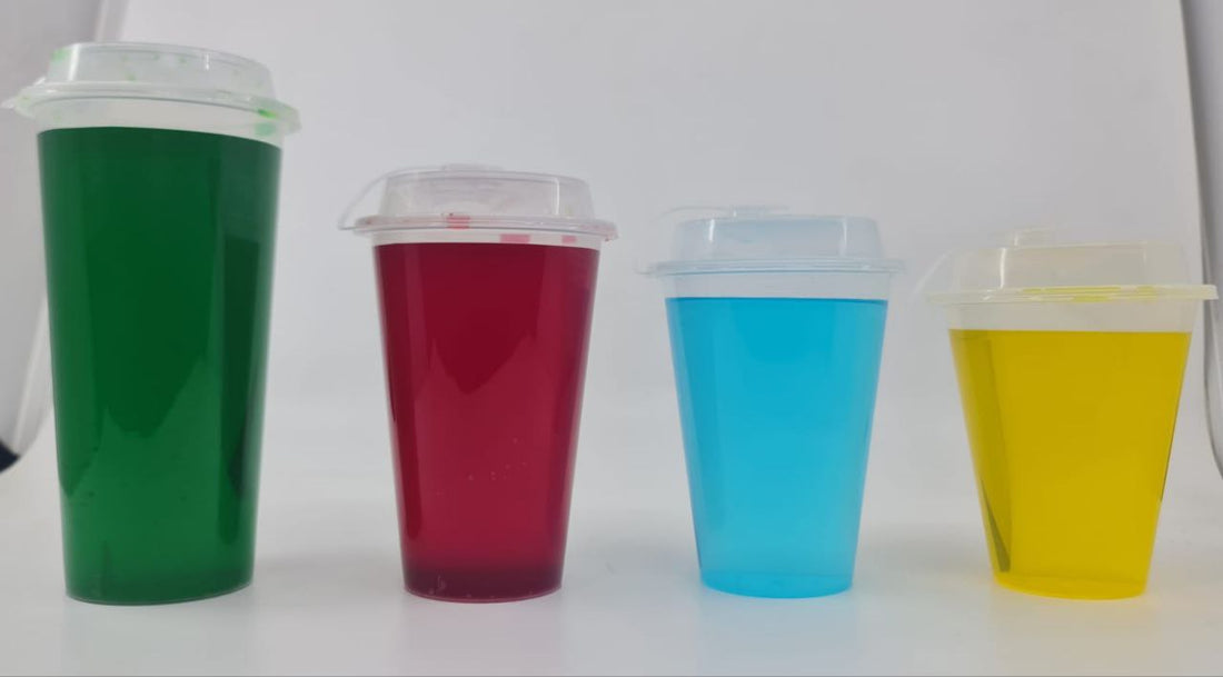 350ml Reusable Sipper Cups for Bubble Tea