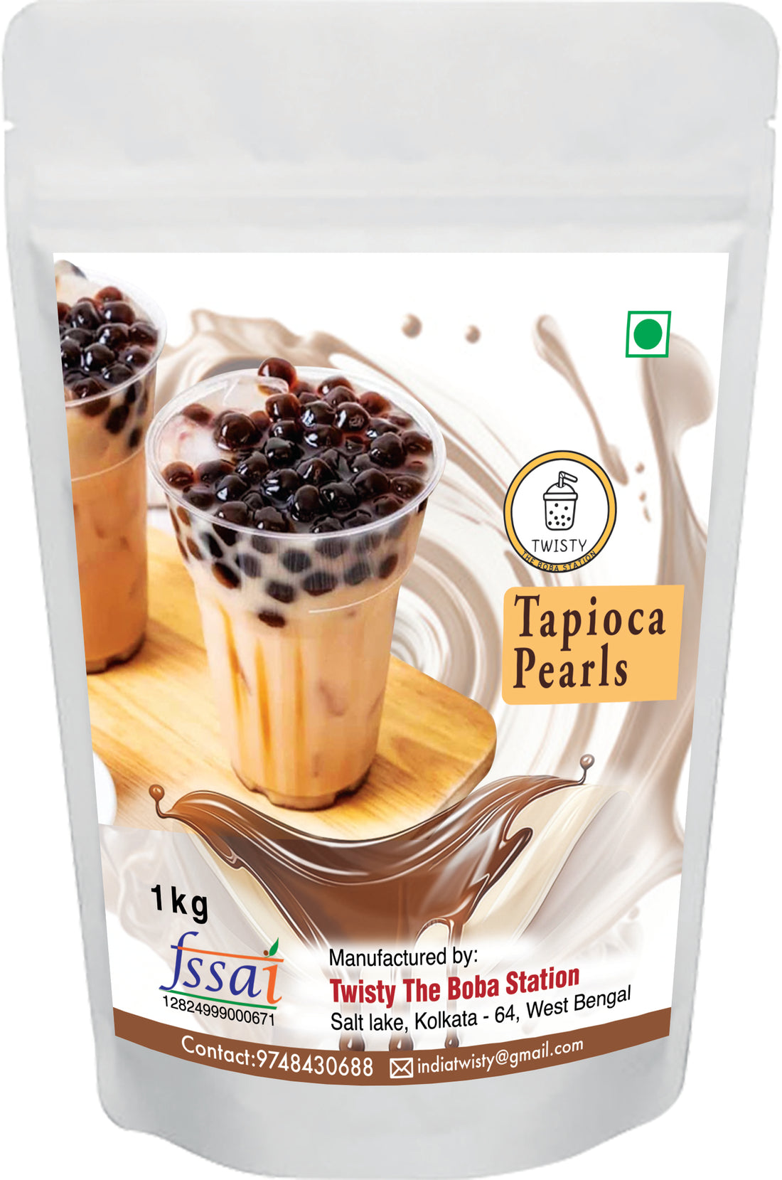 Tapioca Pearls (500Grams) Combo Kit